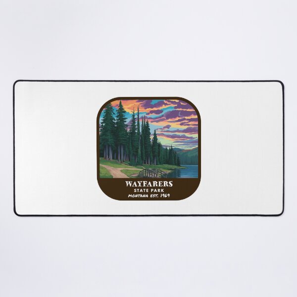 Item preview, Vintage Wayfarers State Park (Montana State Park) designed and sold by RabbitK.