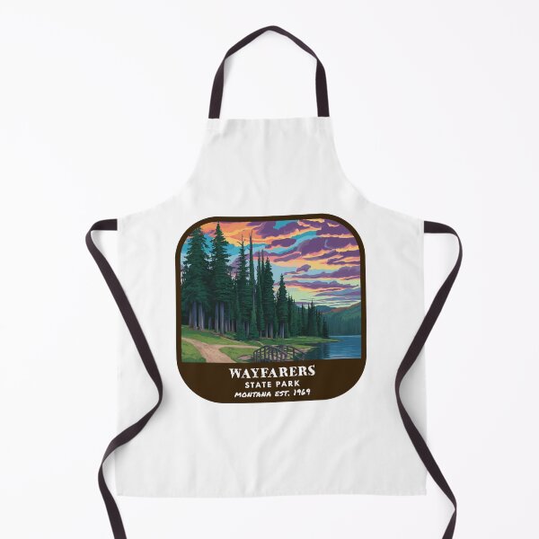 Item preview, Vintage Wayfarers State Park (Montana State Park) designed and sold by RabbitK.