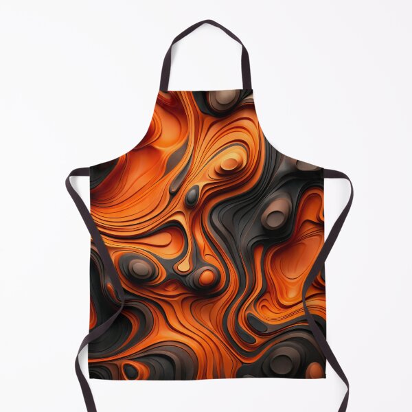 Item preview, Lava Cutout Waves designed and sold by Kaleidoscope Print.