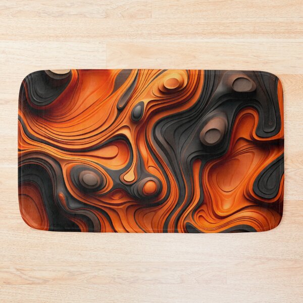 Item preview, Lava Cutout Waves designed and sold by Kaleidoscope Print.
