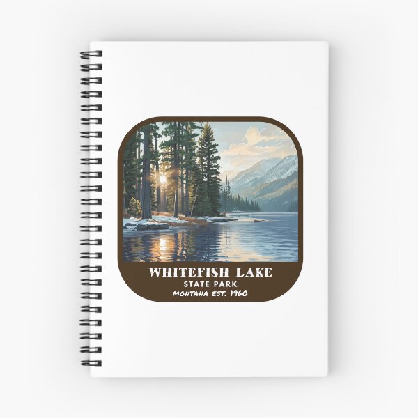 Item preview, Vintage Whitefish Lake State Park (Montana State Park) designed and sold by RabbitK.
