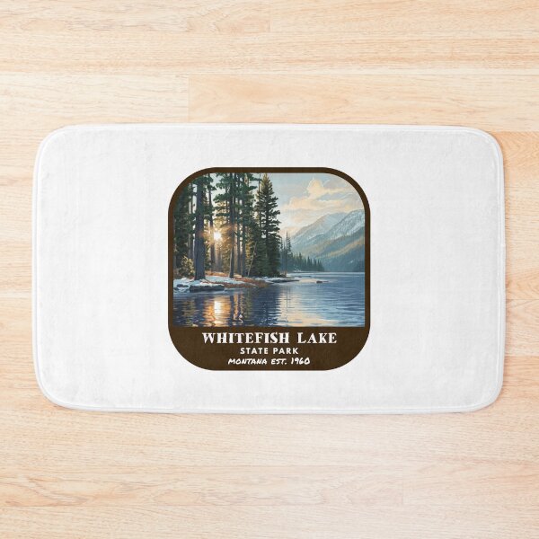 Item preview, Vintage Whitefish Lake State Park (Montana State Park) designed and sold by RabbitK.