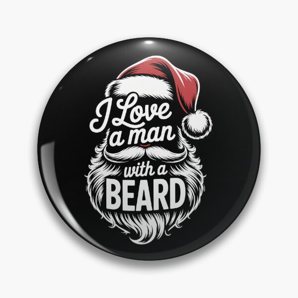 Item preview, Christmas I Love A Man With A Beard Funny Santa Claus Grunge designed and sold by YaulTape.