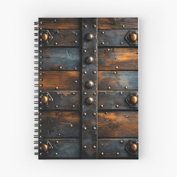 Item preview, Riveted Ironwood Panel designed and sold by Kaleidoscope Print.
