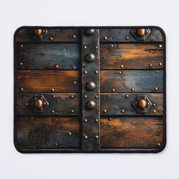 Item preview, Riveted Ironwood Panel designed and sold by Kaleidoscope Print.