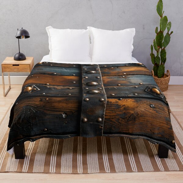 Item preview, Riveted Ironwood Panel designed and sold by Kaleidoscope Print.