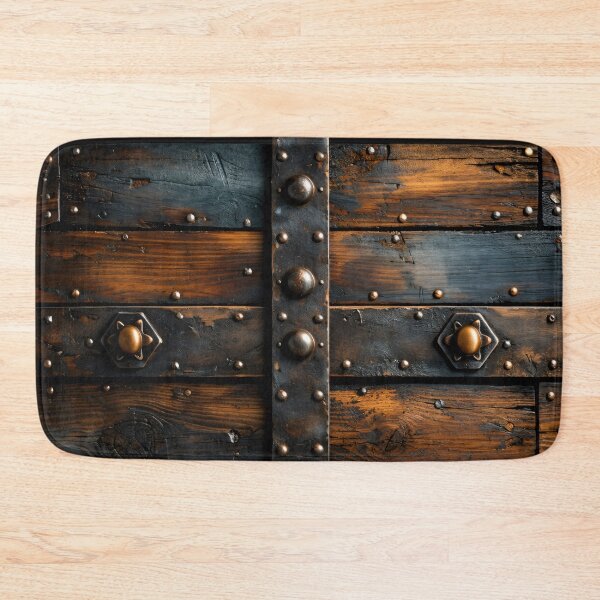 Item preview, Riveted Ironwood Panel designed and sold by Kaleidoscope Print.