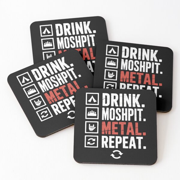 Item preview, drink mosh pit metal repeat concert festival heavy metal designed and sold by YaulTape.
