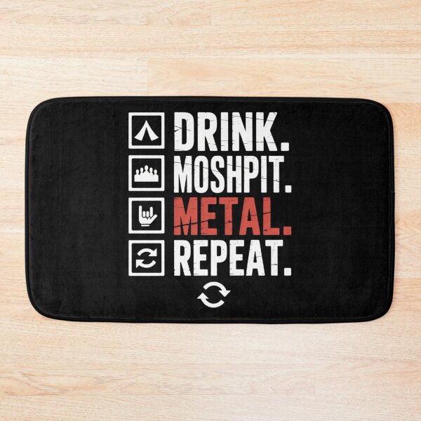 Item preview, drink mosh pit metal repeat concert festival heavy metal designed and sold by YaulTape.