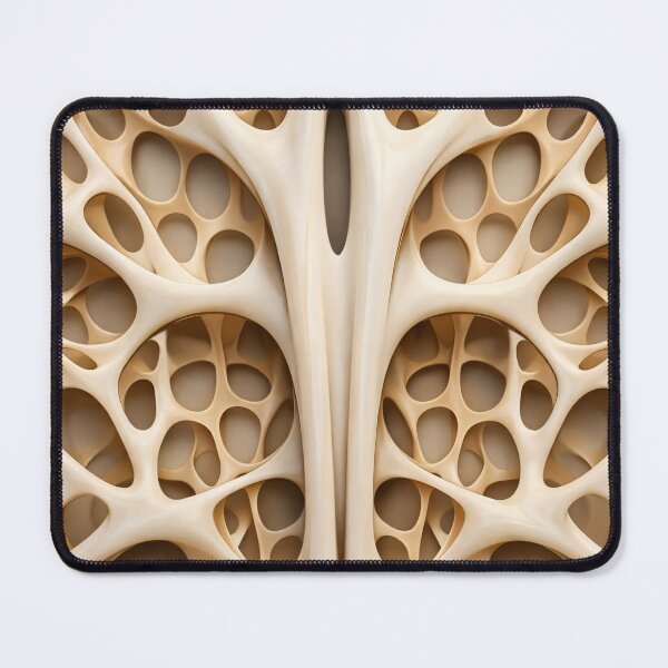 Item preview, Ivory Biomorph Lattice designed and sold by Kaleidoscope Print.