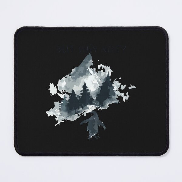 Item preview, But Why Not Nihilist Penguin Mountains Trendy Meme designed and sold by redderkunziee.