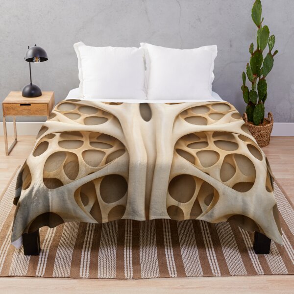 Item preview, Ivory Biomorph Lattice designed and sold by Kaleidoscope Print.