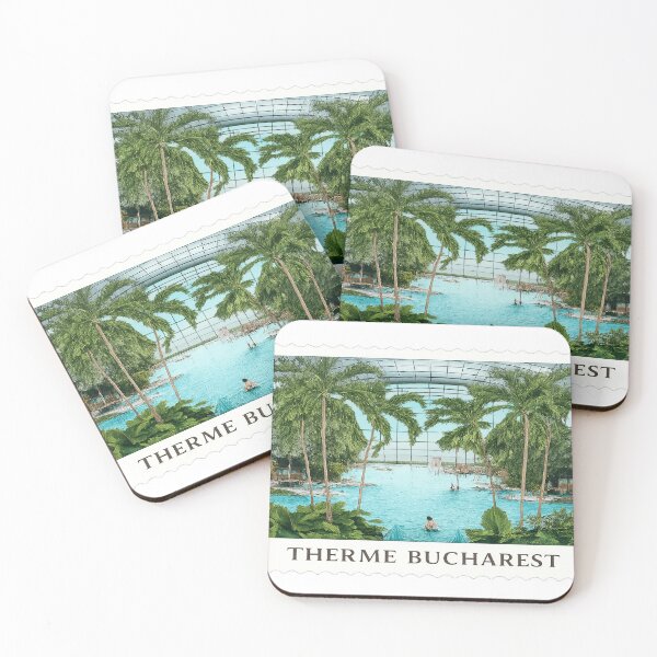 Item preview, Therme Bucharest Travel Sticker  designed and sold by ouatisworld.