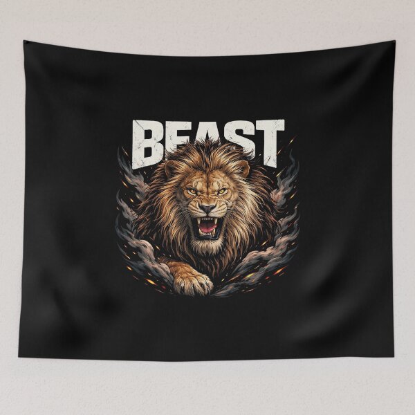 Item preview, This Is Not The End - Motivational Roaring Lion Streetwear designed and sold by SoulFlex.