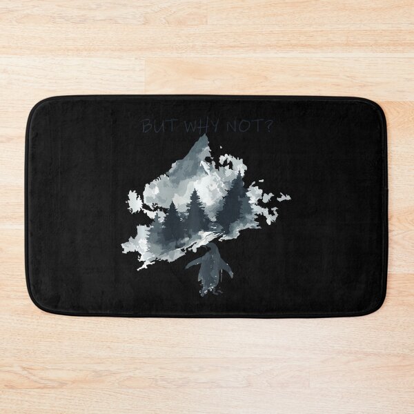 Item preview, But Why Not Nihilist Penguin Mountains Trendy Meme designed and sold by redderkunziee.