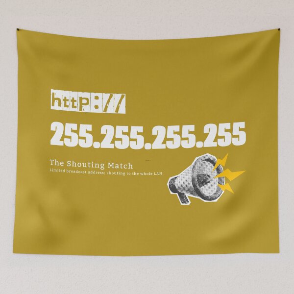Item preview, Ip Address: 255.255.255.255 (The Shouting Match) designed and sold by S9View.