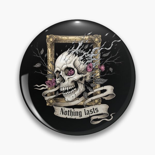 Item preview, Nothing Lasts Skull Frame and Dead Leaves designed and sold by nuel-art.