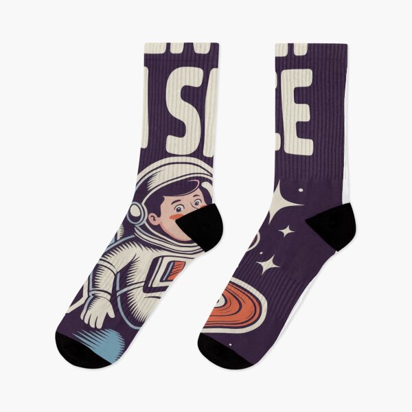 Item preview, Mentally in Space – Funny Retro Astronaut Sticker & Poster designed and sold by AtlasMuseStudio.
