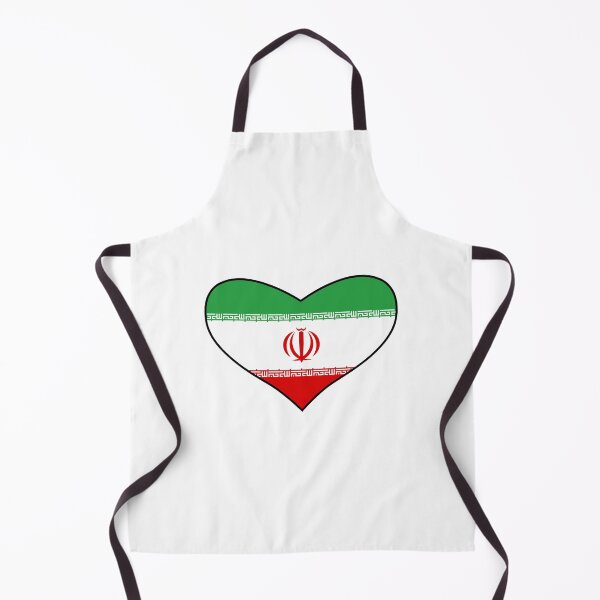 Item preview, Iranian Flag Heart designed and sold by wickedcartoons.