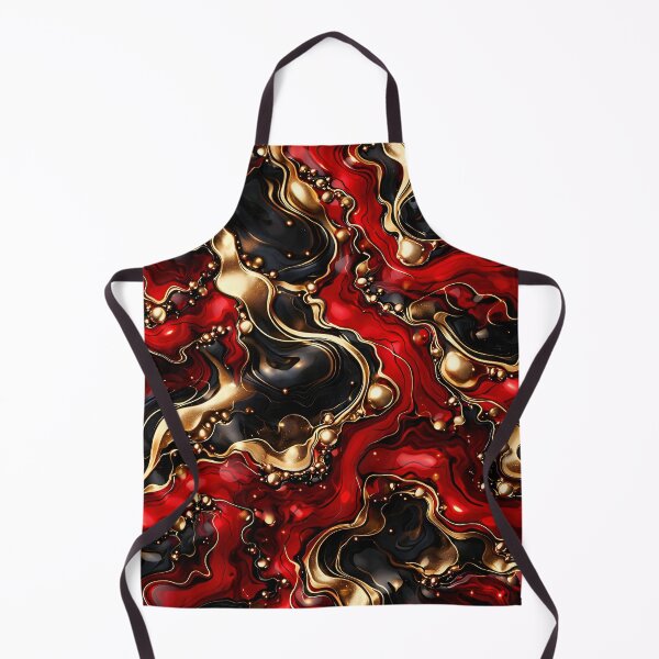 Item preview, Ruby Noir Gold Marble designed and sold by Kaleidoscope Print.
