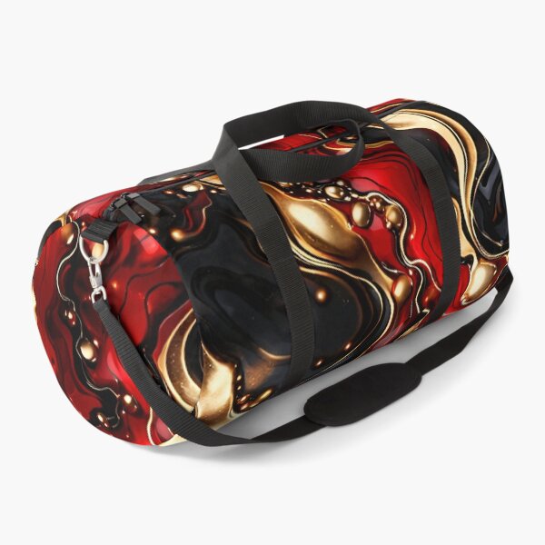 Item preview, Ruby Noir Gold Marble designed and sold by Kaleidoscope Print.