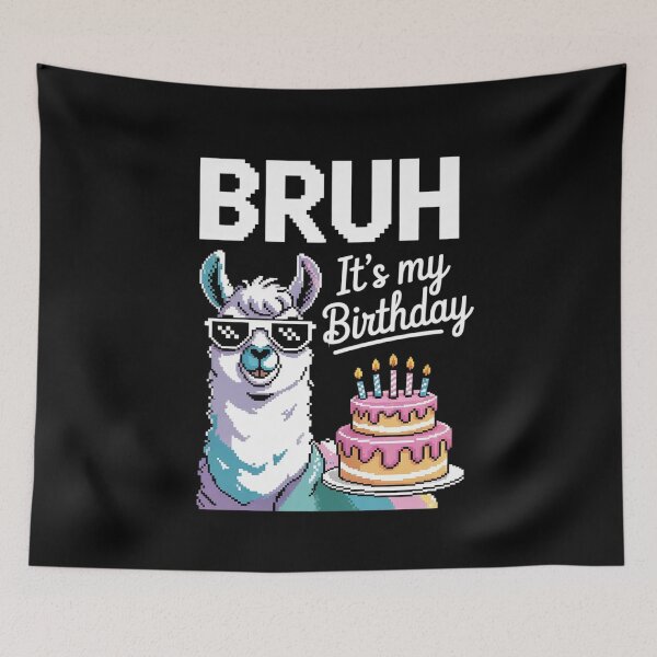 Item preview, Bruh Its My Birthday Boy Girl Family Party Bday Llama Pinata 71 designed and sold by AquaKiev.
