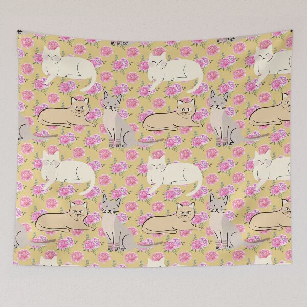 Item preview, Mid Century Cats Vintage  designed and sold by Post Haste Art.