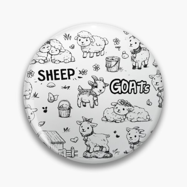 Item preview, Sheep Goat doodle Creation designed and sold by NativeGraffix.
