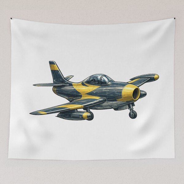 Item preview, F-86A Sabre Classic Jet Fighter Illustration designed and sold by Combat Skies.