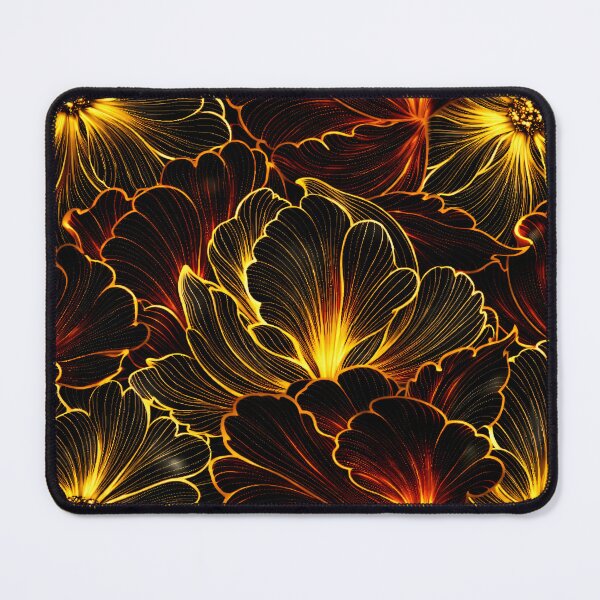 Item preview, Golden Ember Bloom designed and sold by Kaleidoscope Print.