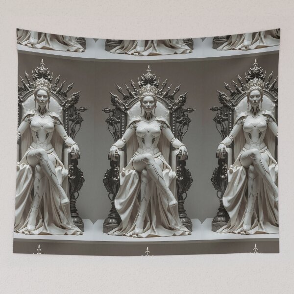 Item preview, The Celestial Android Porcelain Queen designed and sold by CreativeCorez.