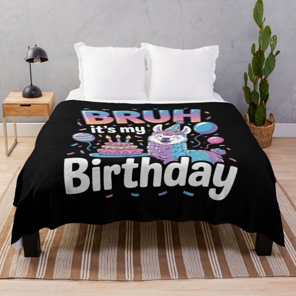 Item preview, Bruh Its My Birthday Llama Bday Kids Boys designed and sold by AquaKiev.