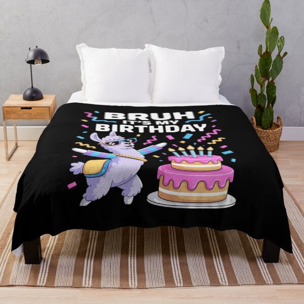 Item preview, Bruh It's My Birthday Llama Pinata Birthday Boy 3 designed and sold by AquaKiev.