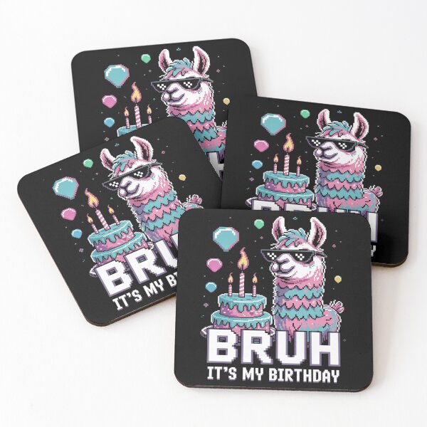 Item preview, Bruh It's My Birthday Llama Pinata Birthday Boys Girls designed and sold by MarryIsMonth.