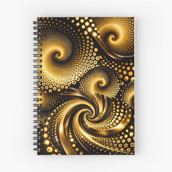 Item preview, Golden Dot Vortex designed and sold by Kaleidoscope Print.