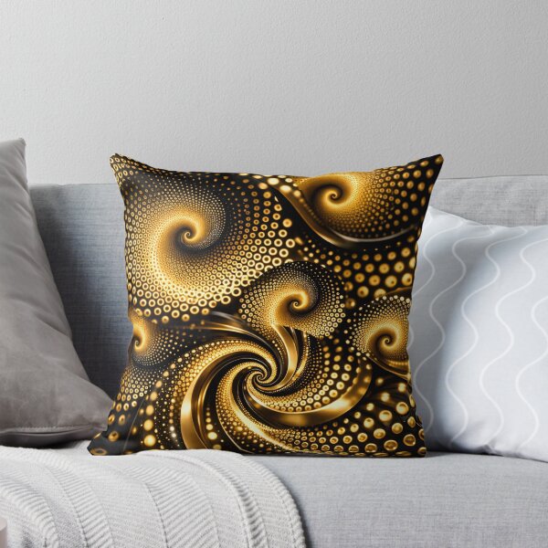 Item preview, Golden Dot Vortex designed and sold by Kaleidoscope Print.