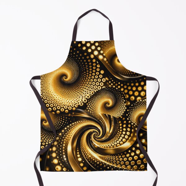 Item preview, Golden Dot Vortex designed and sold by Kaleidoscope Print.