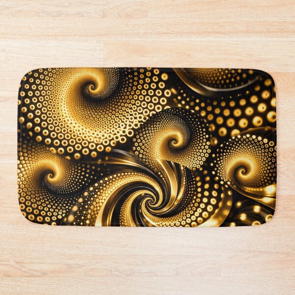 Item preview, Golden Dot Vortex designed and sold by Kaleidoscope Print.