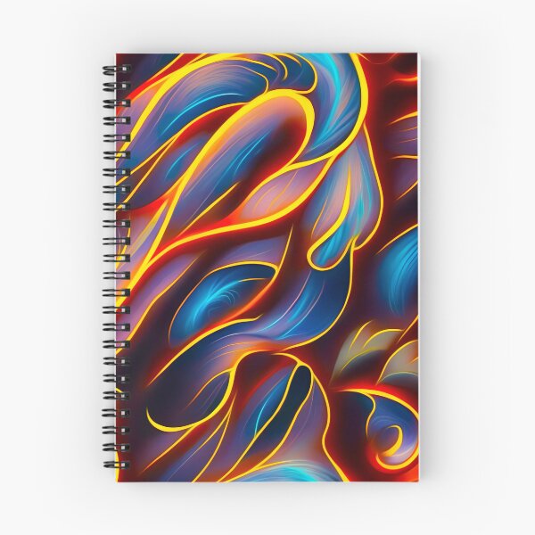 Item preview, Abstract Swirl Flame Blue Red Design designed and sold by EyeLuminous.