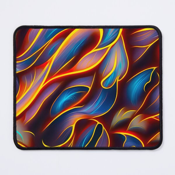 Item preview, Abstract Swirl Flame Blue Red Design designed and sold by EyeLuminous.