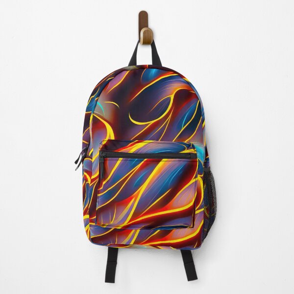 Item preview, Abstract Swirl Flame Blue Red Design designed and sold by EyeLuminous.