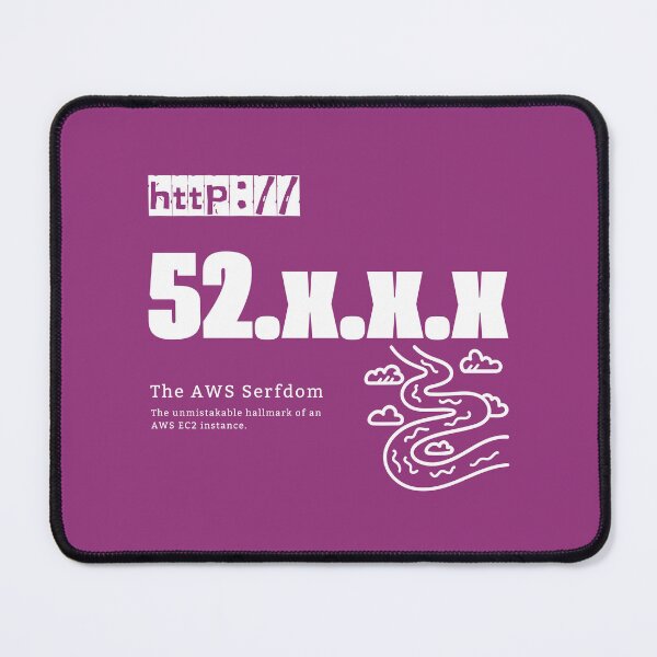 Item preview, Ip Address: 52.x.x.x (The AWS Serfdom) designed and sold by S9View.