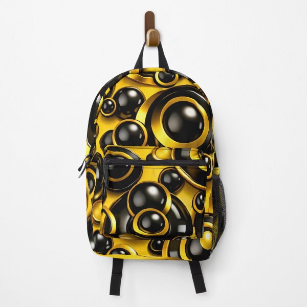 Item preview, Black Gold Orbs designed and sold by Kaleidoscope Print.