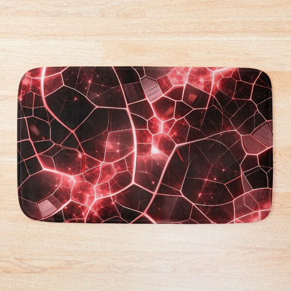 Item preview, Crimson Neon Mosaic designed and sold by Kaleidoscope Print.