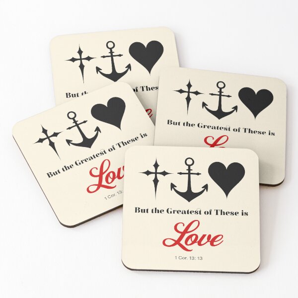 Item preview, Faith Hope Love Christian designed and sold by Sachie's Studio.