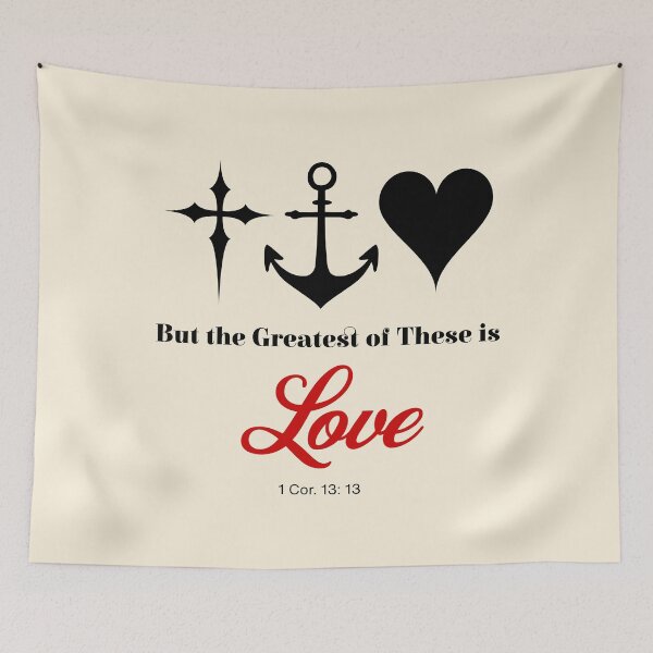 Item preview, Faith Hope Love Christian designed and sold by Sachie's Studio.