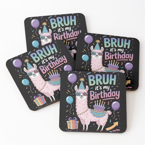 Item preview, Bruh Its My Birthday Llama Pinata Boy Girl Family Bday Party 5 designed and sold by MarryIsMonth.