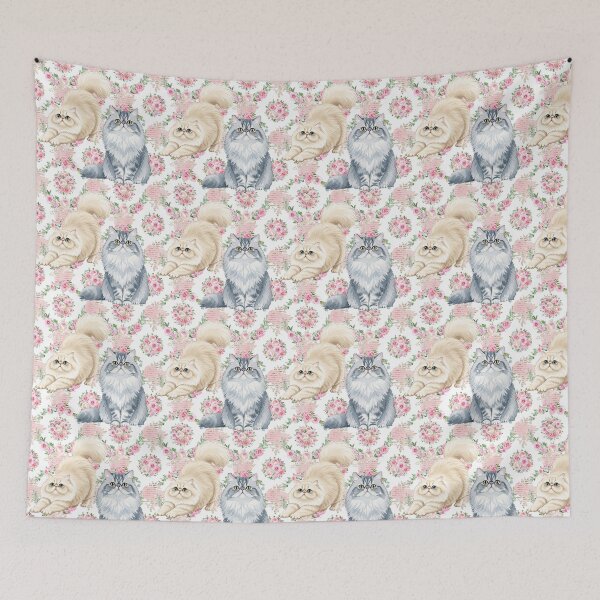 Item preview, Fancy Persian Cats designed and sold by Post Haste Art.
