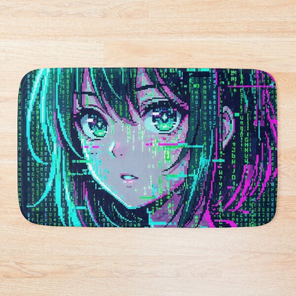 Artikelvorschau, Digital Matrix Code Rain Aesthetic entworfen und verkauft von Day Dreamer.