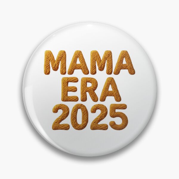 Item preview, Mama Era 2025 Knitted Typography – Cozy New Mom Aesthetic Design designed and sold by SinghDesignHub.